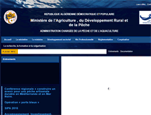Tablet Screenshot of mpeche.gov.dz